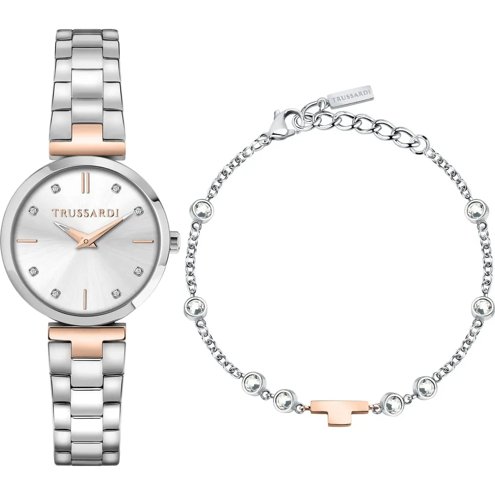 Set Orologio+Bracciale Donna Loud Trussardi